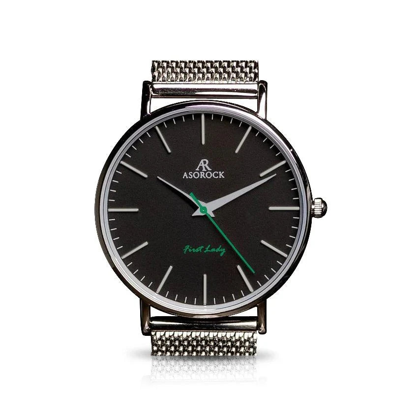 Silver/Black FirstLady – ASOROCK WATCHES display picture 3