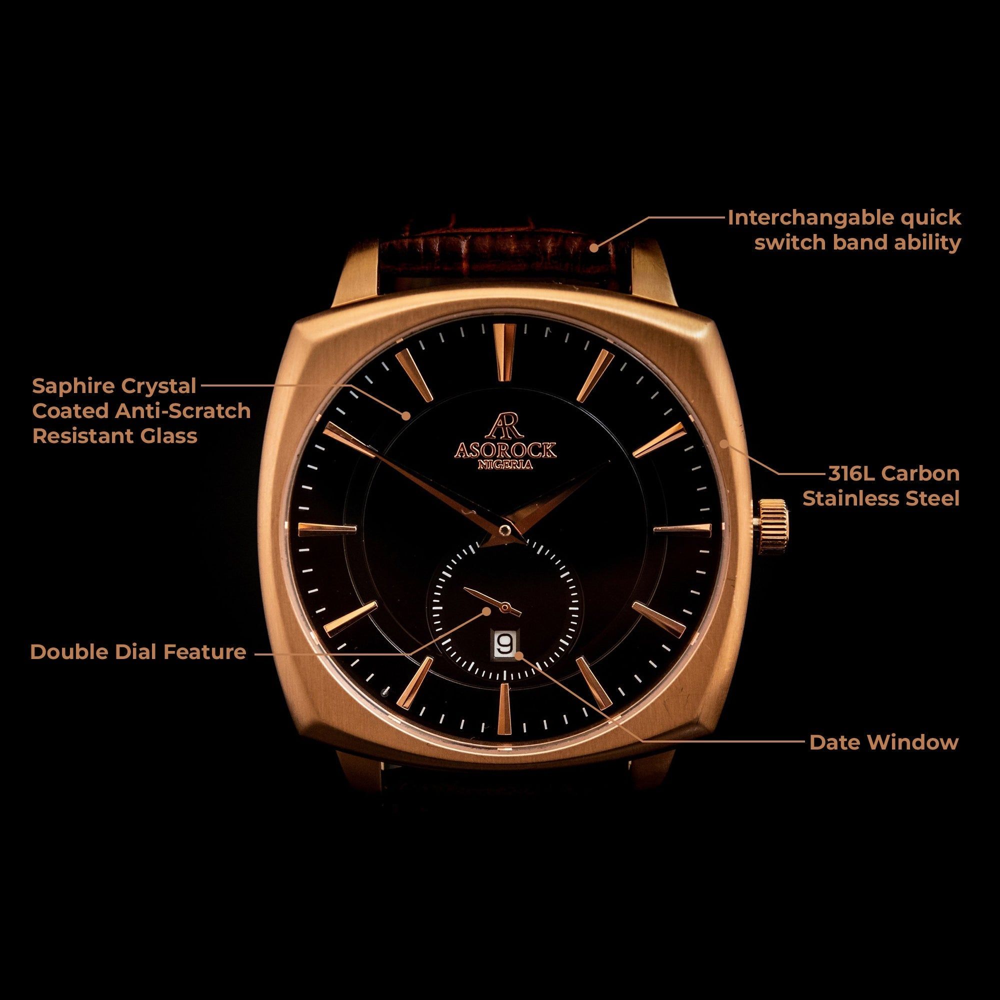 5 Ways to Identify a High Quality, Well-Made luxurious Watch from ASOROCK WATCHES  a black owned affordable luxury high end quality watch brand with classic swiss homage inspired designs