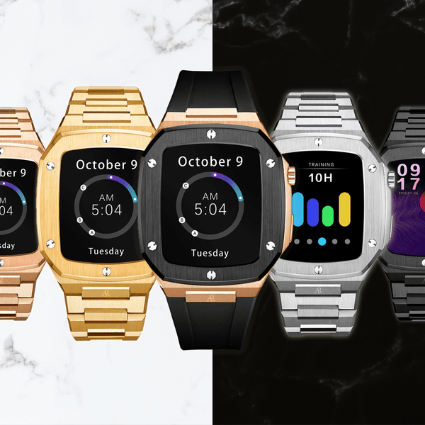 HOW TO MAKE YOUR APPLE WATCH LOOK LUXURIOUS FOR CHEAP! (FEATURING