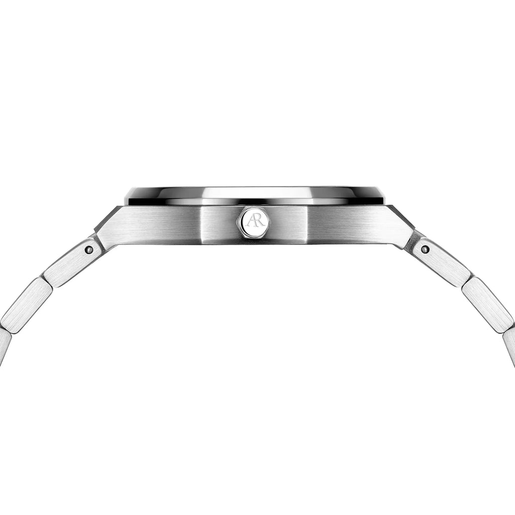 Silver/Blue turquoise dial goddess - from ASOROCK WATCHES  a black african american owned luxury unique watch brand with swiss rolex, Audemars Piguet, patek homage inspired style watches. Also a custom vvs moissanite diamond watch maker.