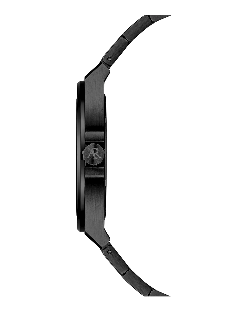 All black Mansa - from ASOROCK WATCHES  a black african american owned luxury unique watch brand with swiss rolex, Audemars Piguet, patek homage inspired style watches. Also a custom vvs moissanite diamond watch maker.