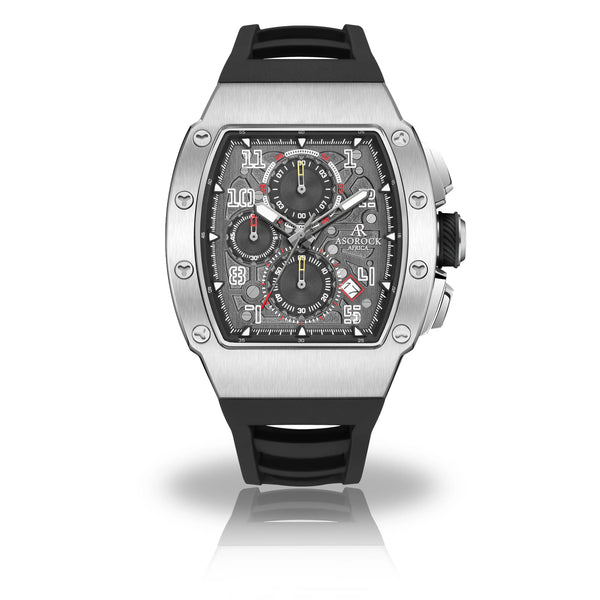Asorock watches Silver/Black Motorsport GT richard mille homage
