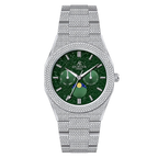 Iced transporter - Small diamond bezel - Fully iced strap