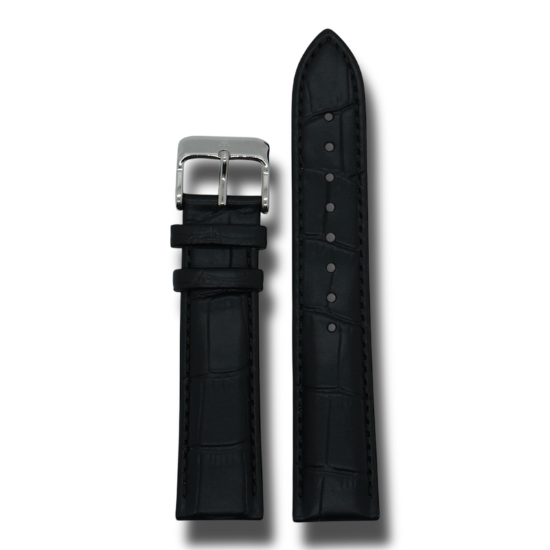Villa black leather strap (select clasp)