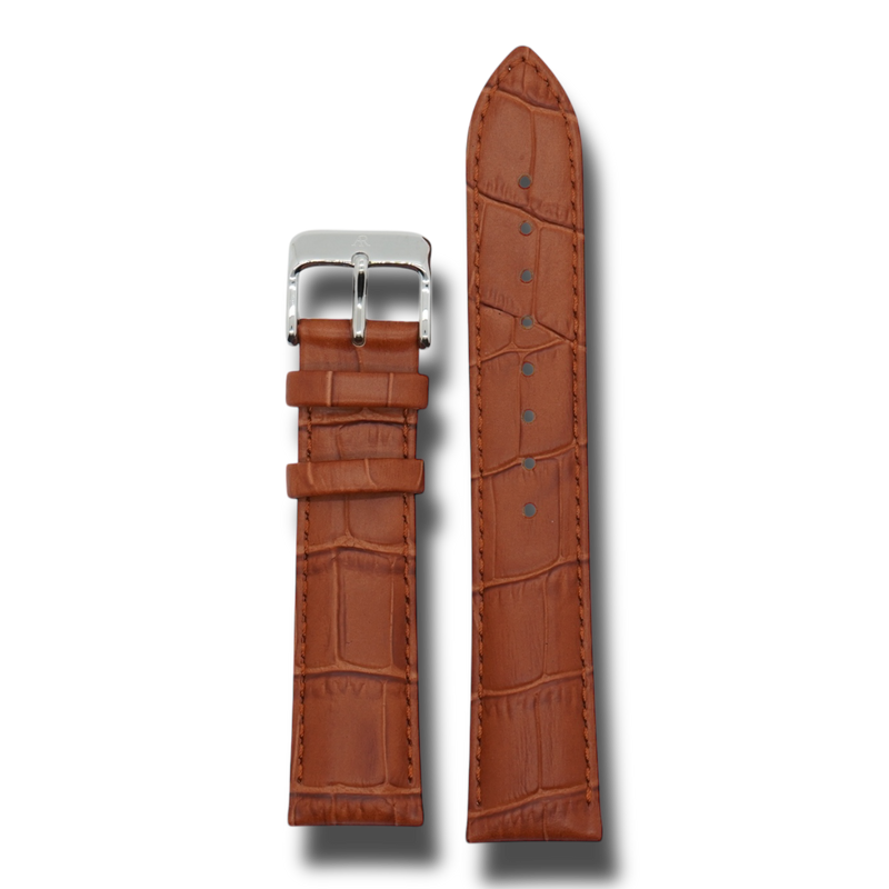 Villa Brown leather strap (select clasp)