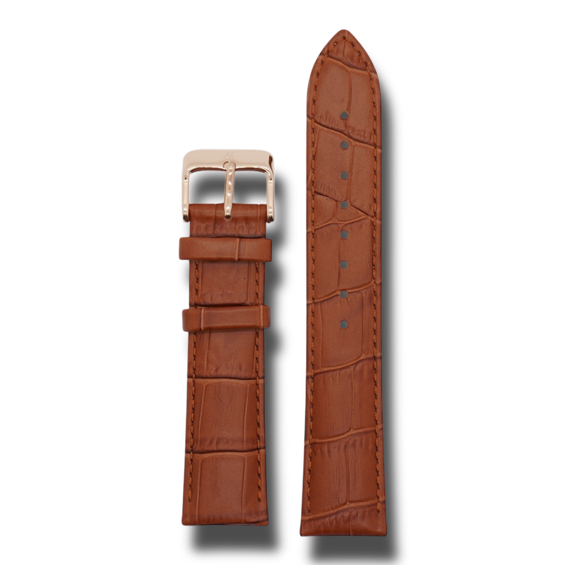 Villa Brown leather strap (select clasp)
