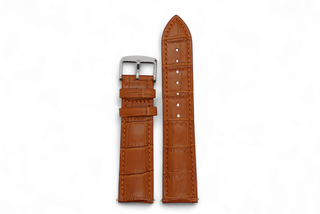 Silver/Black - brown strap Diplomat - from ASOROCK WATCHES  a black african american owned luxury unique watch brand with swiss rolex, Audemars Piguet, patek homage inspired style watches. Also a custom vvs moissanite diamond watch maker.