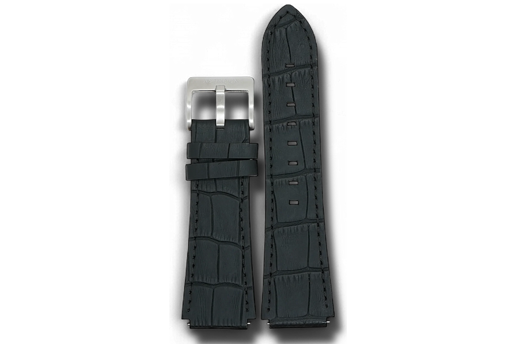 Constellation black leather strap (select clasp) - from ASOROCK WATCHES  a black african american owned luxury unique watch brand with swiss rolex, Audemars Piguet, patek homage inspired style watches. Also a custom vvs moissanite diamond watch maker.