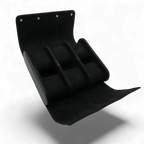 6pcs Black litchi leather watch case - from ASOROCK WATCHES  a black african american owned luxury unique watch brand with swiss rolex, Audemars Piguet, patek homage inspired style watches. Also a custom vvs moissanite diamond watch maker.