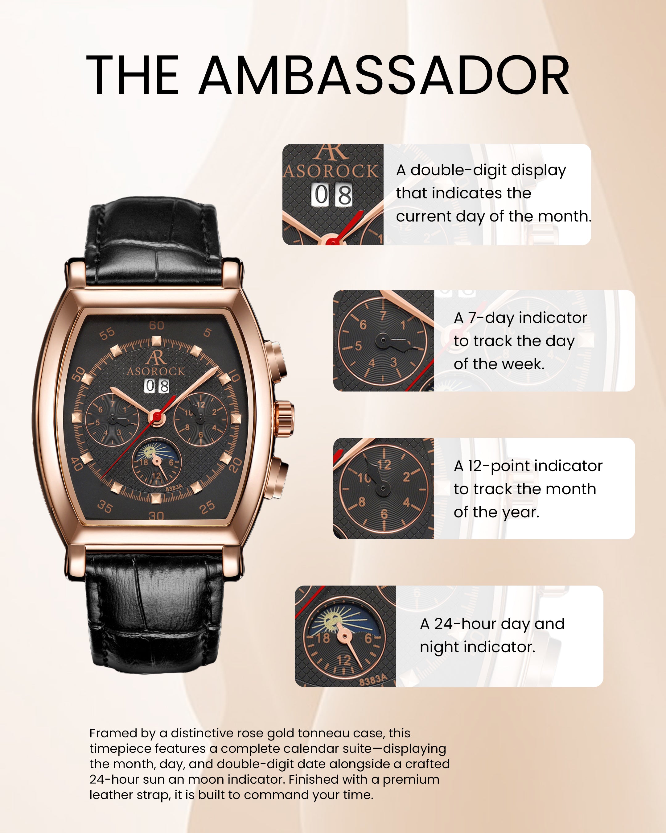 Rosegold/Black Ambassador (Pre-order ships out in july)