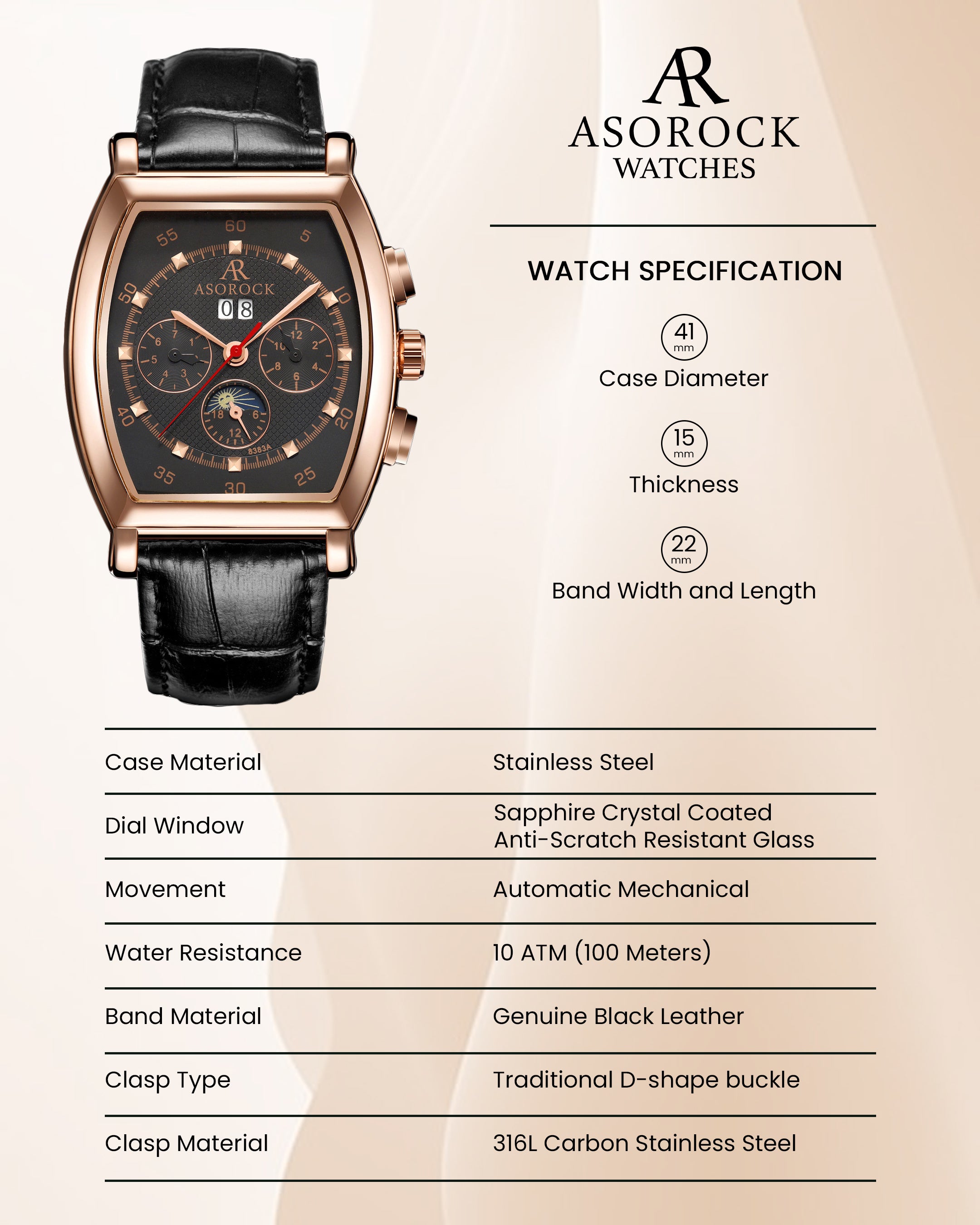 Rosegold/Black Ambassador (Pre-order ships out in july)