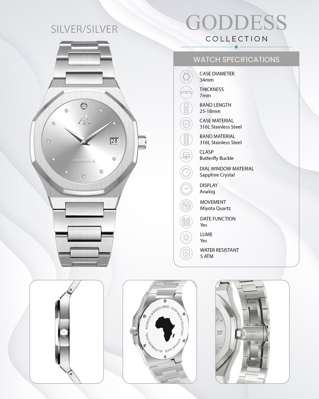 Silver/Silver goddess (Pre-order ships out in August)