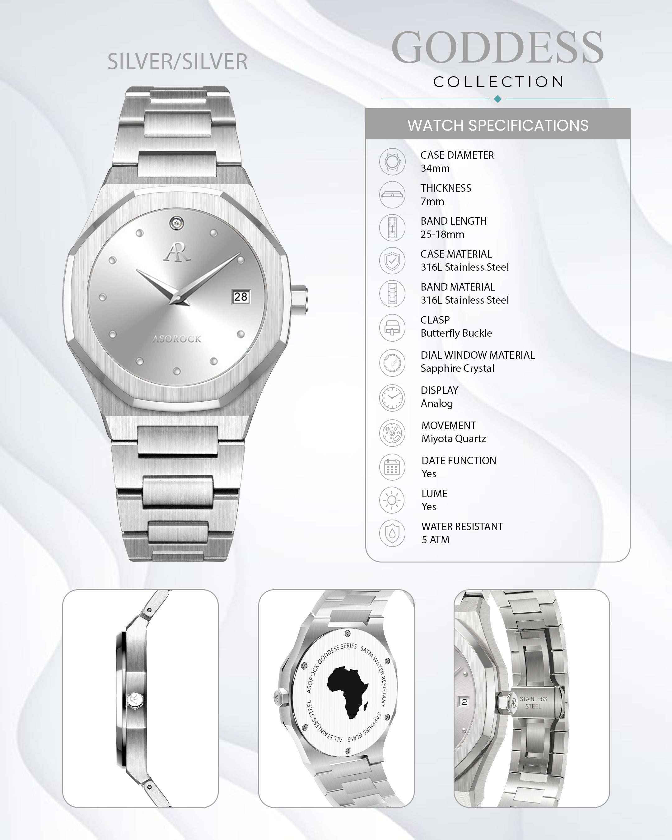 Silver/Silver goddess (Pre-order ships out in August)