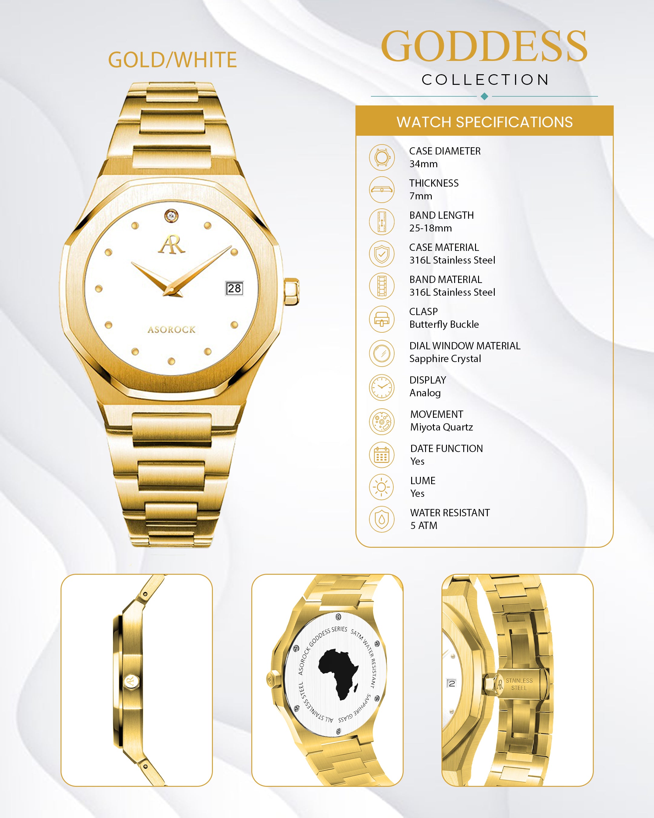 Gold/White goddess (Pre-order ships out in August)