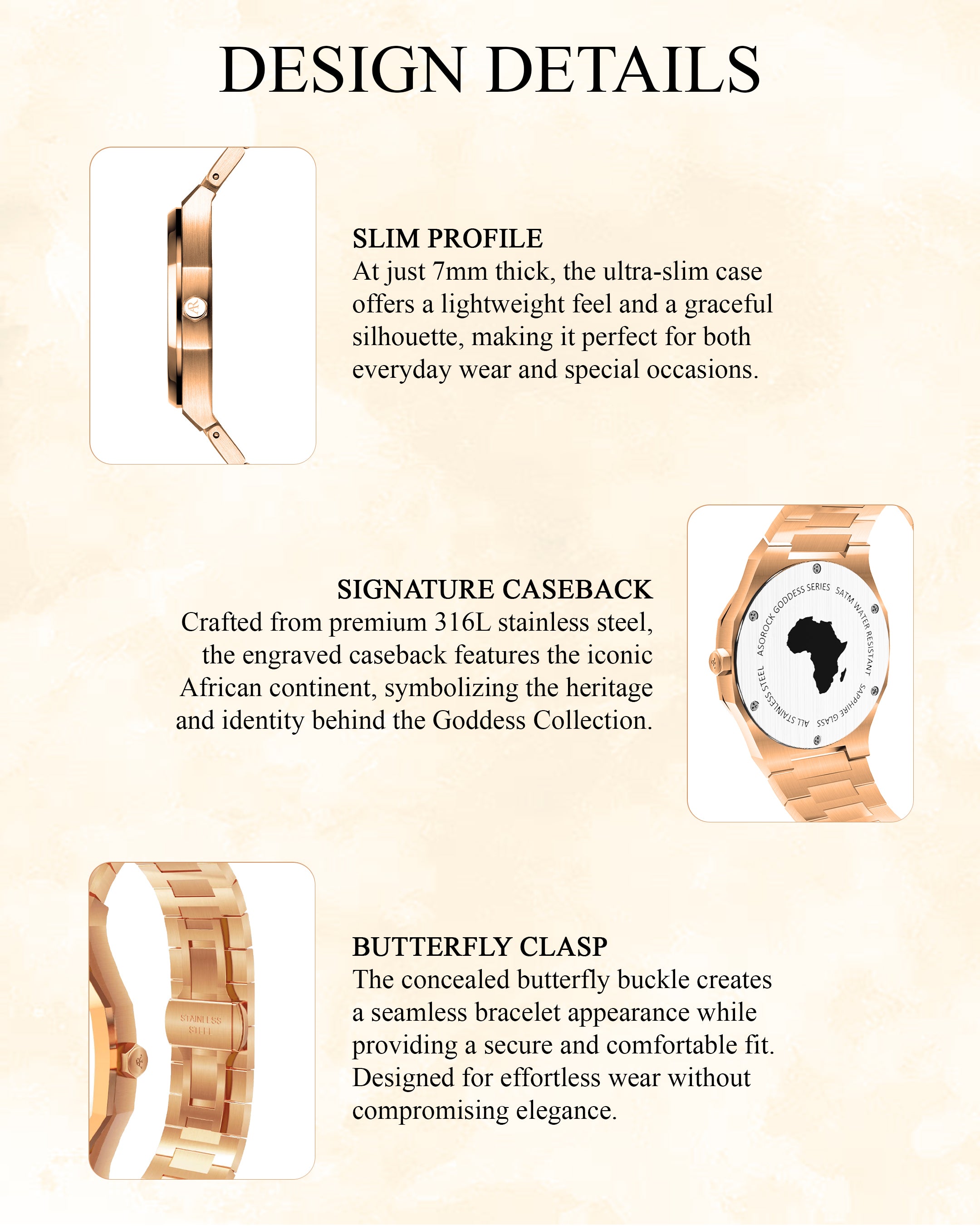 RoseGold/Black goddess (Pre-order ships out in August)