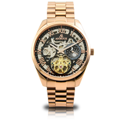 Rosegold/Black Villa tourbillon