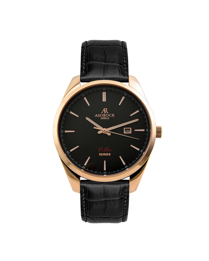Rosegold/black villa