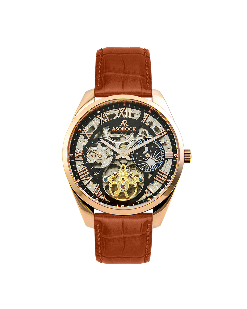 Villa Brown leather strap (select clasp)