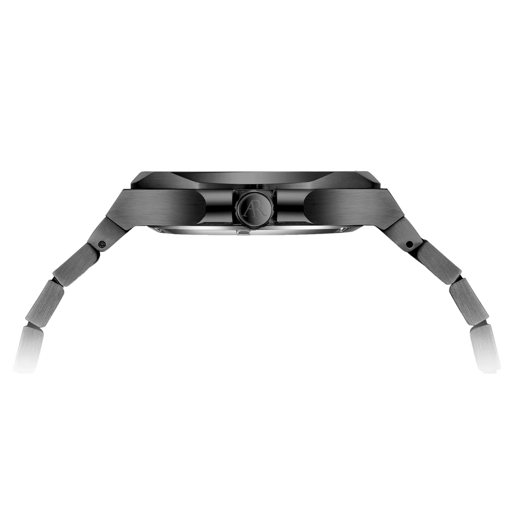 All Black frosted stardust Constellation Day-Date - from ASOROCK WATCHES  a black african american owned luxury unique watch brand with swiss rolex, Audemars Piguet, patek homage inspired style watches. Also a custom vvs moissanite diamond watch maker. 