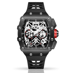 All Black Motorsport - from ASOROCK WATCHES  a black african american owned luxury unique watch brand with swiss rolex, Audemars Piguet, patek homage inspired style watches. Also a custom vvs moissanite diamond watch maker. 