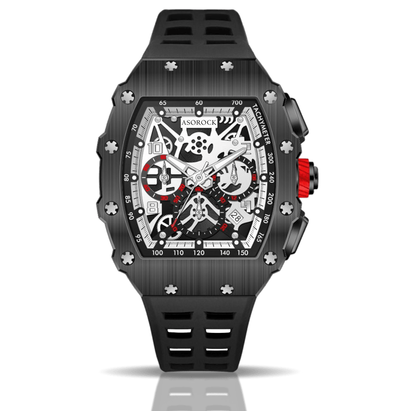 Asorock watches All Black Motorsport richard mille homage style