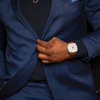Silver/White Monolith (PRE-ORDER RESTOCK SHIPS OUT IN OCTOBER) - from ASOROCK WATCHES  a black african american owned luxury unique watch brand with swiss rolex, Audemars Piguet, patek homage inspired style watches. Also a custom vvs moissanite diamond watch maker.