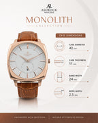 RoseGold/White Monolith