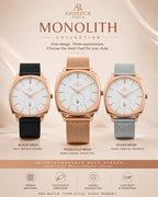 RoseGold/White Monolith