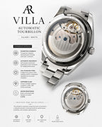 silver/white Villa Automatic Tourbillon (Pre-order ships out in August)