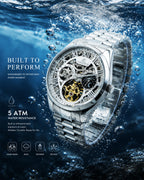 silver/white Villa Automatic Tourbillon (Pre-order ships out in August)