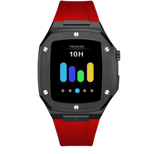 All black smartwatch case - from ASOROCK WATCHES  a black african american owned luxury unique watch brand with swiss rolex AP homage style watches 