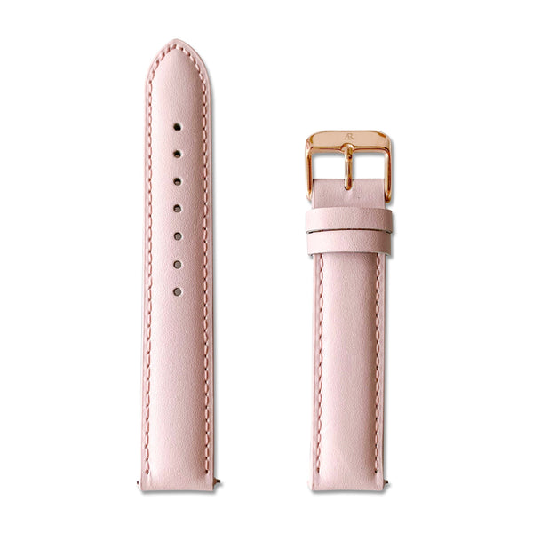 FirstLady pink/rosegold leather strap - from ASOROCK WATCHES  a black african american owned luxury unique watch brand with swiss rolex AP homage style watches 