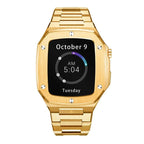 Gold smartwatch case - from ASOROCK WATCHES  a black african american owned luxury unique watch brand with swiss rolex AP homage style watches 