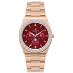 Iced diamond bezel transporter - plain straps - from ASOROCK WATCHES  a black african american owned luxury unique watch brand with swiss rolex, Audemars Piguet, patek homage inspired style watches. Also a custom vvs moissanite diamond watch maker. 