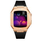 Rosegold smartwatch case - from ASOROCK WATCHES  a black african american owned luxury unique watch brand with swiss rolex AP homage style watches 