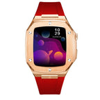 Rosegold smartwatch case - from ASOROCK WATCHES  a black african american owned luxury unique watch brand with swiss rolex AP homage style watches 