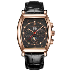 Rosegold/Black Ambassador - from ASOROCK WATCHES  a black african american owned luxury unique watch brand with swiss rolex AP homage style watches 