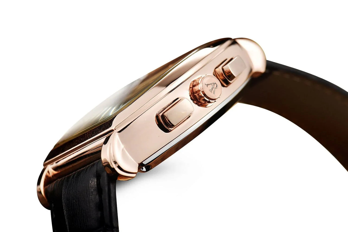 Asorock Watches Rosegold/Black Goddess Womens watch | Unique watch Rosegold/Black Ambassador - Automatic perpetual calendar  main image 2