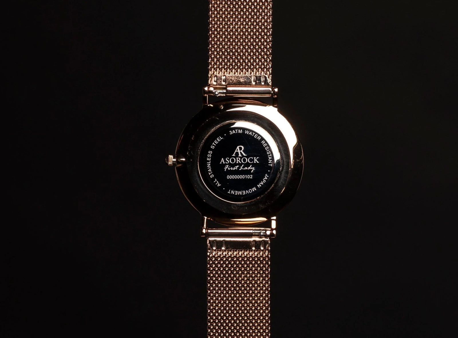 RoseGold/Black FirstLady – ASOROCK WATCHES display picture 3