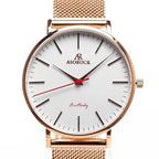 RoseGold/White FirstLady - from ASOROCK WATCHES  a black african american owned luxury unique watch brand with swiss rolex AP homage style watches 