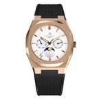 Rosegold/White Transporter - from ASOROCK WATCHES  a black african american owned luxury unique watch brand with swiss rolex AP homage style watches 