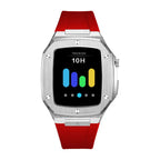 Silver smartwatch case - from ASOROCK WATCHES  a black african american owned luxury unique watch brand with swiss rolex AP homage style watches 