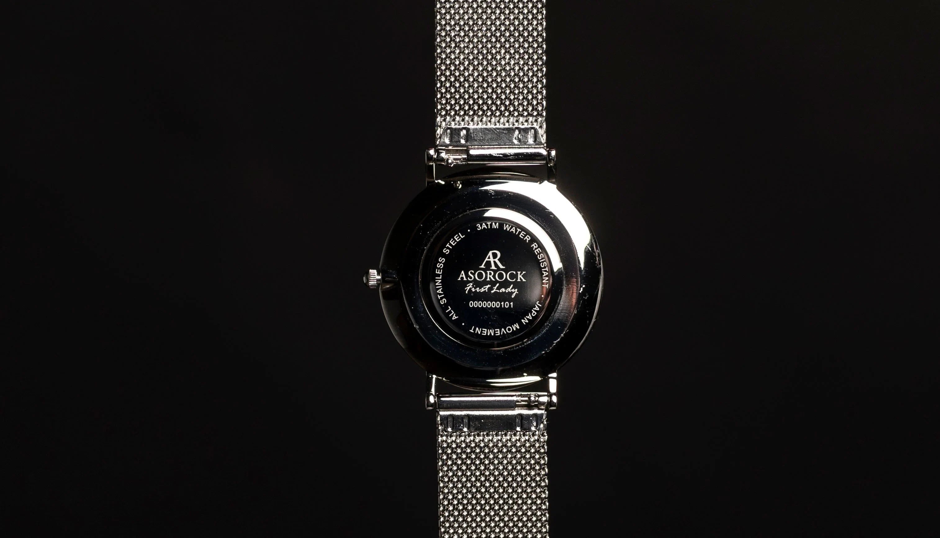 Silver/Black FirstLady - from ASOROCK WATCHES  a black african american owned luxury unique watch brand with swiss rolex AP homage style watches 