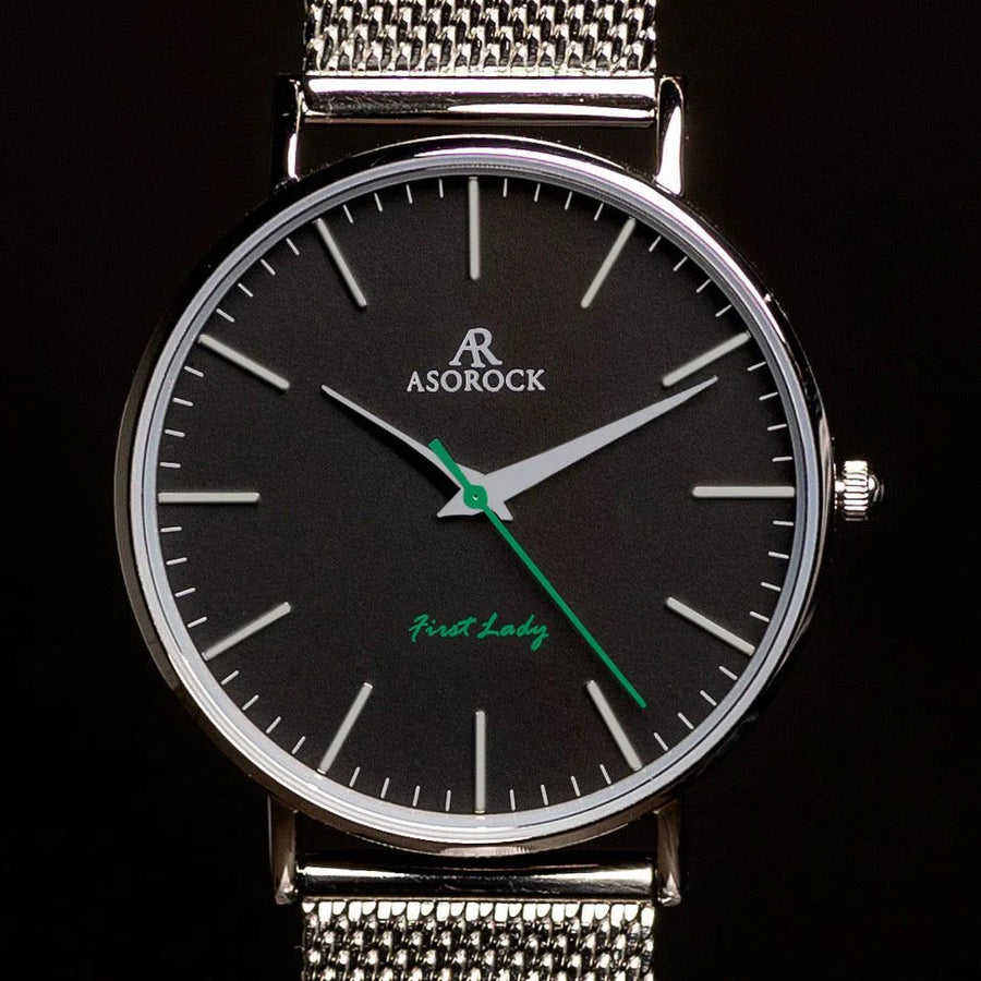 Silver/Black FirstLady – ASOROCK WATCHES display picture 1