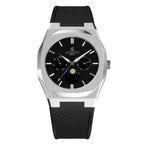 Silver/Black Transporter - from ASOROCK WATCHES  a black african american owned luxury unique watch brand with swiss rolex AP homage style watches 