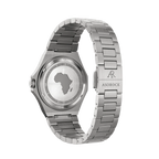 Silver/Red Mansa - from ASOROCK WATCHES  a black african american owned luxury unique watch brand with swiss rolex AP homage style watches 