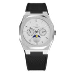 Silver/White Transporter - from ASOROCK WATCHES  a black african american owned luxury unique watch brand with swiss rolex AP homage style watches 