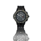 SPEEDRACER ALL BLACK - from ASOROCK WATCHES  a black african american owned luxury unique watch brand with swiss rolex AP homage style watches 