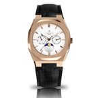 Transporter Black leather strap (select Clasp) - from ASOROCK WATCHES  a black african american owned luxury unique watch brand with swiss rolex AP homage style watches 