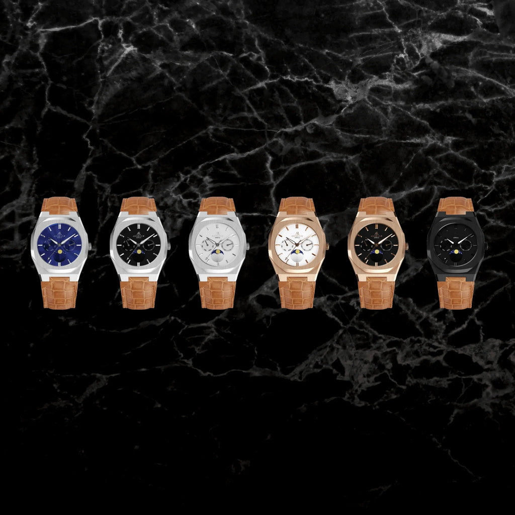 Transporter Brown leather strap (select Clasp) - from ASOROCK WATCHES  a black african american owned luxury unique watch brand with swiss rolex AP homage style watches 